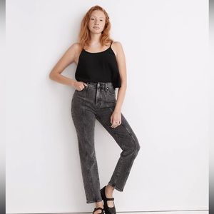 The Perfect Vintage Straight Jean in Meaford Wash: Seamed Edition - Size 26